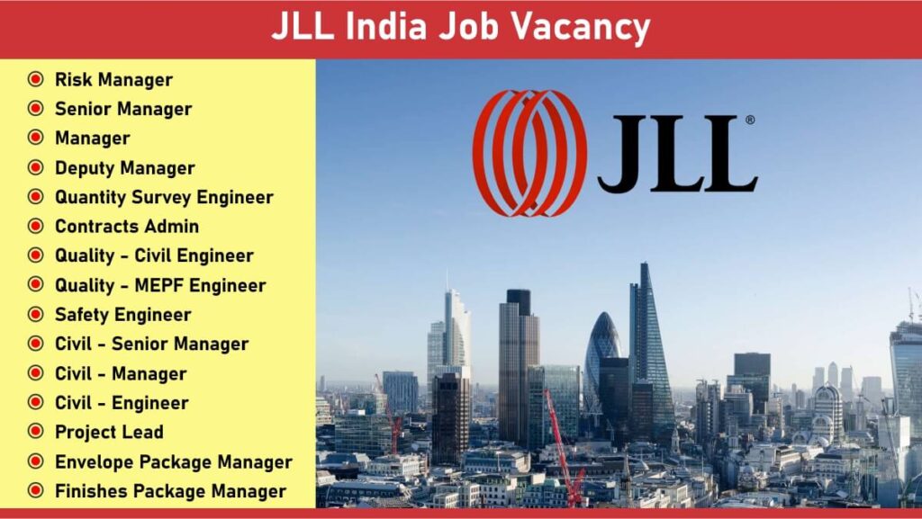 JLL India Recruitment 2025 | For Trivandrum International Airport Project