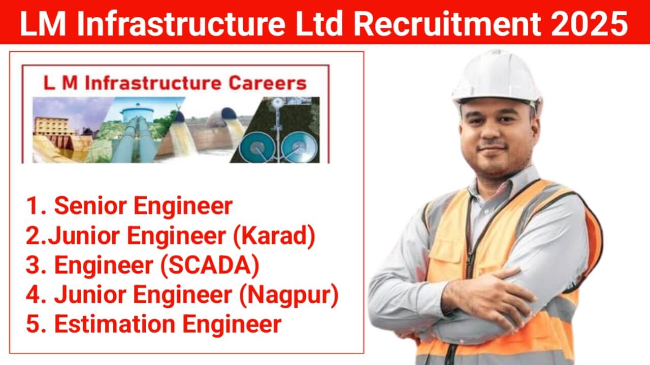 LM Infrastructure Ltd Hiring 2025 | Job Location: Karad, Dist-Satara