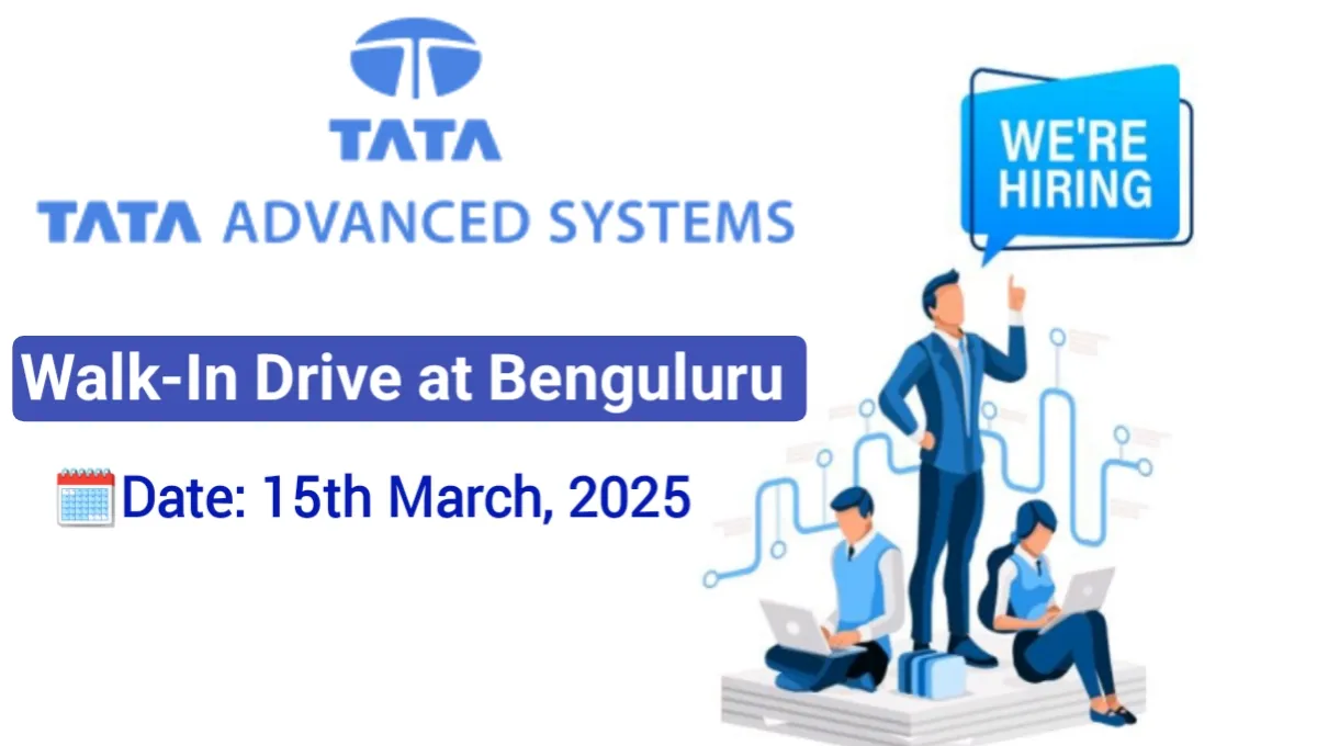 Tata Advanced Systems Walk-In Interview 2025 | For Quality Inspector & CNC Machine Operator