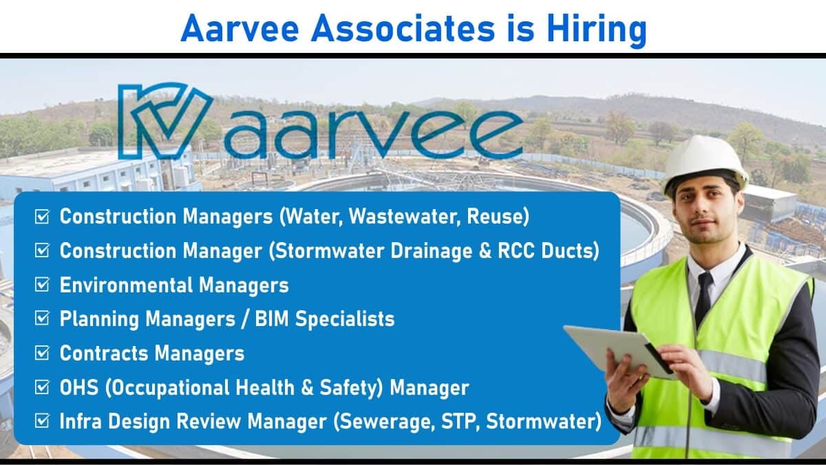 Aarvee Associates is Hiring: Join Our PMC Projects in Andhra Pradesh | Apply Now