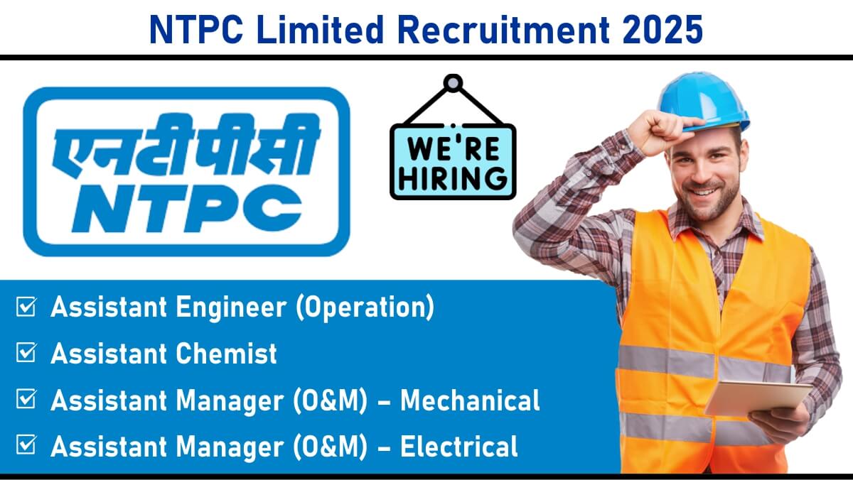 NTPC Limited Hiring 2025: Special Recruitment Drive for SC/ST Candidates