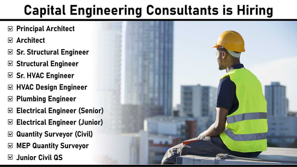 Capital Engineering Consultancy Hiring 2025: Engineers, Architects & Draftsmen Multiple Openings | Jobs in Chennai