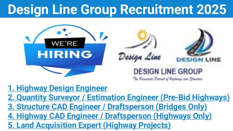 Design Line Group Recruitment 2025 | For Highway Infrastructure Projects