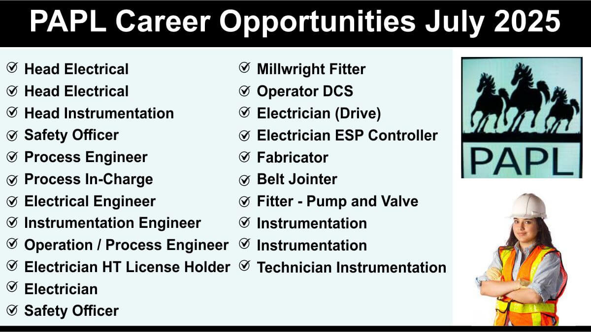 PAPL Career Opportunities July 2025 | Lanjigarh WA Instrumentation Technician Jobs