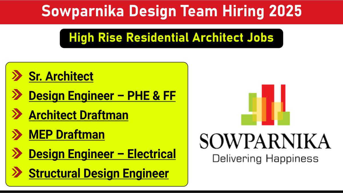 Sowparnika Design Team Hiring 2025 | Architect & Engineer Jobs in Bangalore