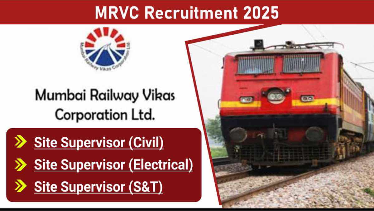 MRVC Recruitment 2025 | Diploma/Degree Engineers Apply