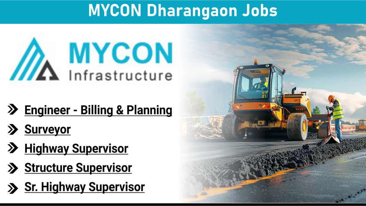 MYCON Dharangaon Jobs | Billing, Surveyor, Supervisor Vacancies