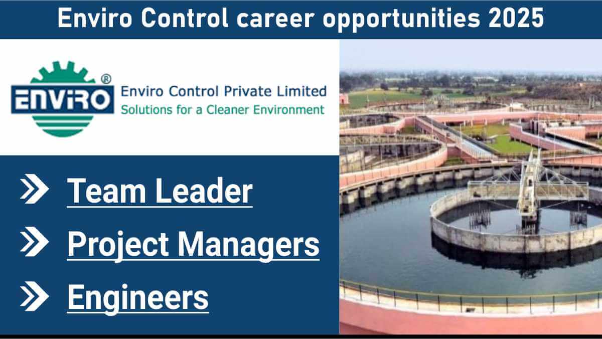 Enviro Control career opportunities 2025 | Mechanical engineer recruitment wastewater projects