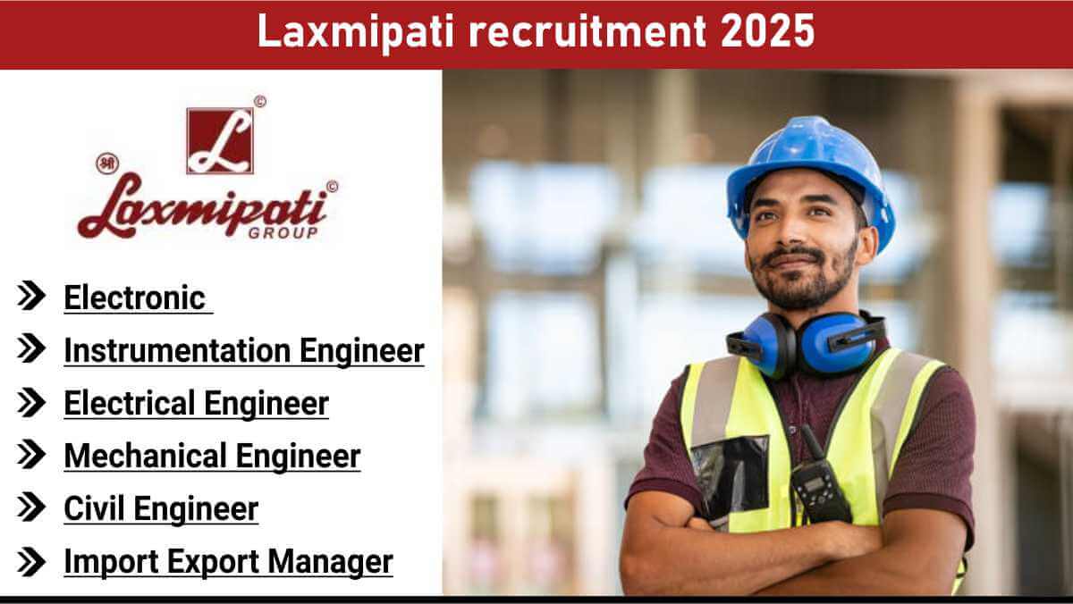 Laxmipati recruitment 2025 | PLC SCADA HMI VFD UPS engineer jobs
