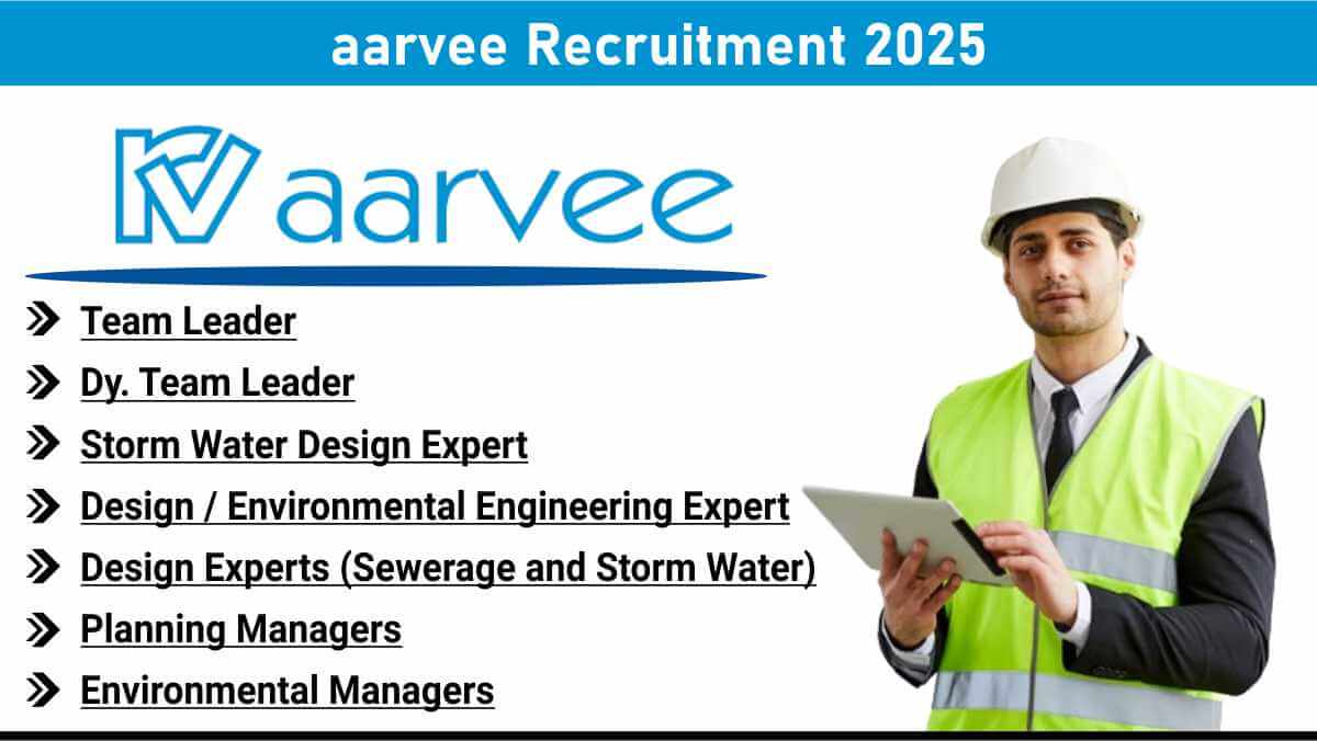 aarvee Recruitment 2025 | Planning & Environmental Manager Jobs | Vijayawada