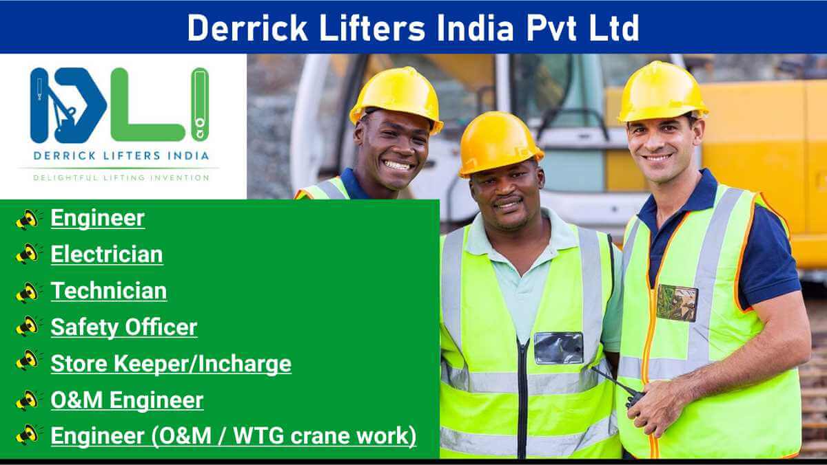 Derrick Lifters India Pvt Ltd | Renewable Energy Jobs Across India
