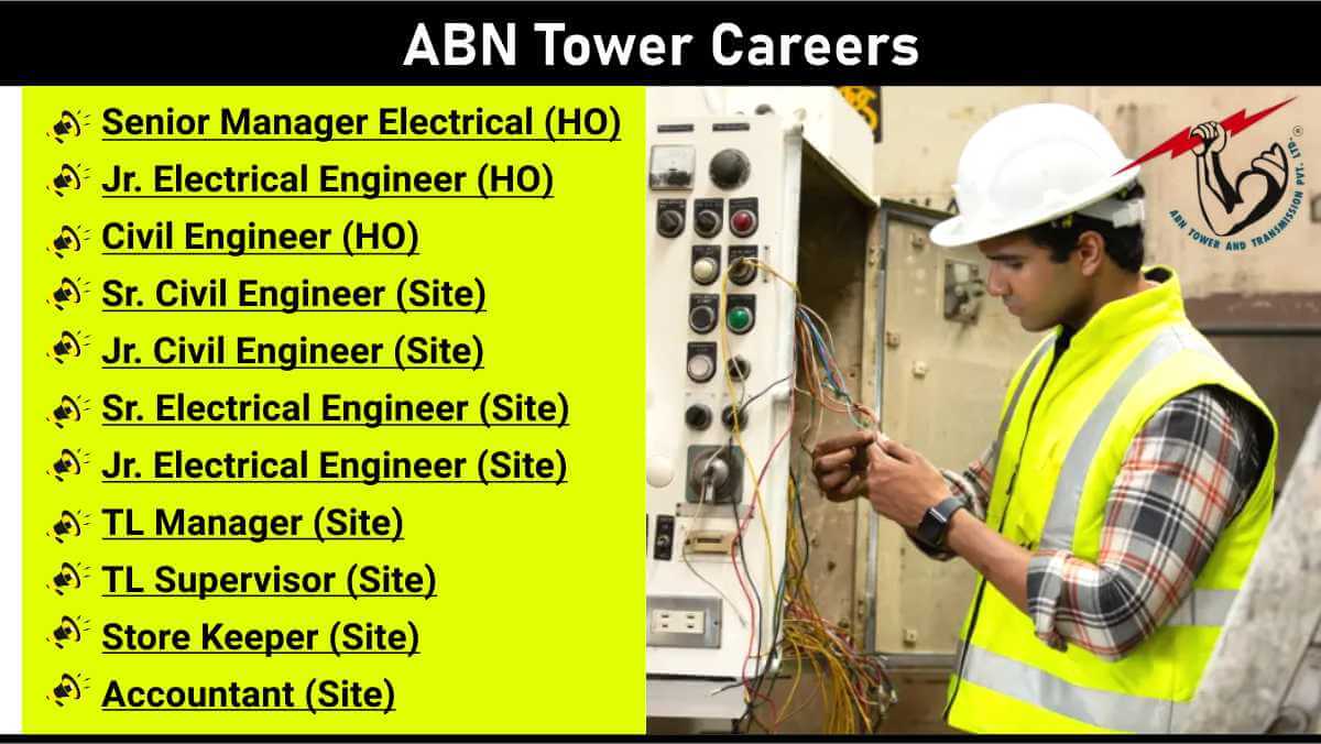 ABN Tower Careers | Substation & Transmission Line Project Jobs