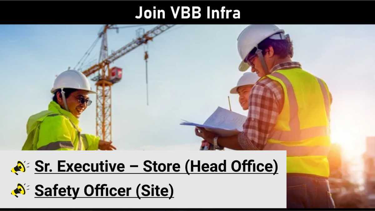 Join VBB Infra | Head Office & Site Roles | Raipur Careers 2025
