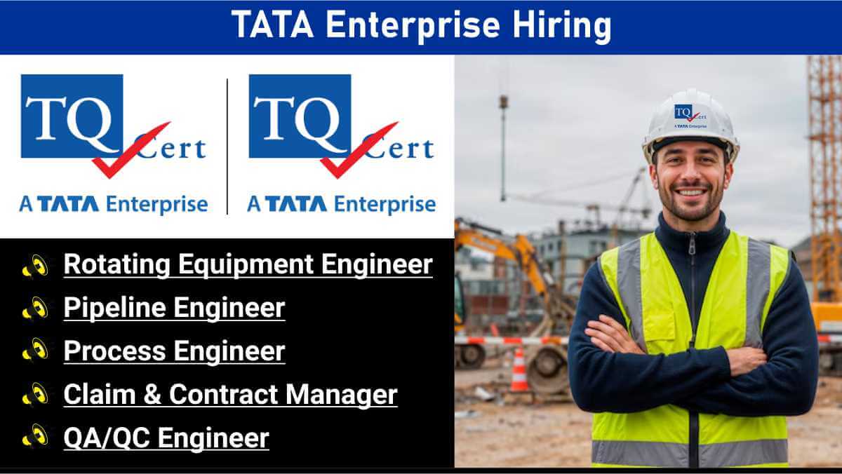 TATA Enterprise Hiring | OGH&P Sector Jobs in Uzbekistan | Engineers Wanted