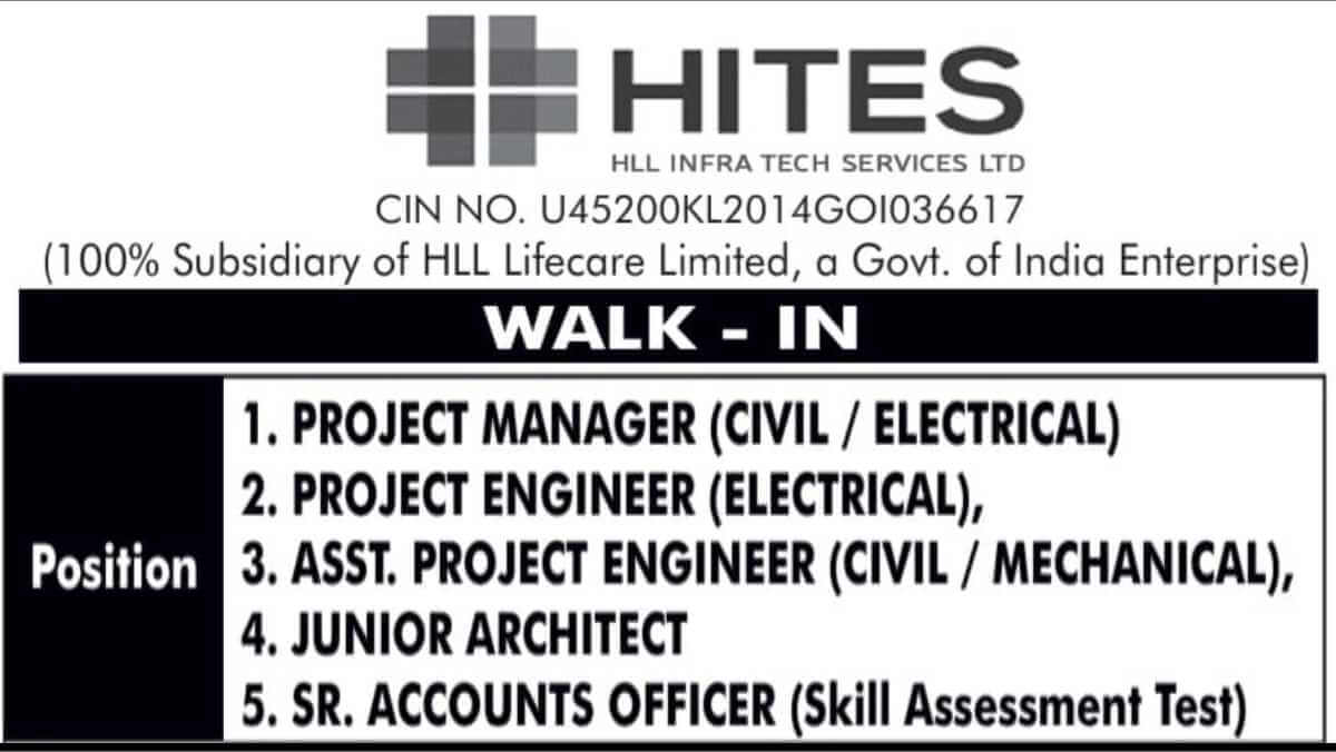 HLL Infra Tech Services Ltd Recruitment 2025 | Fixed Term Contract Jobs