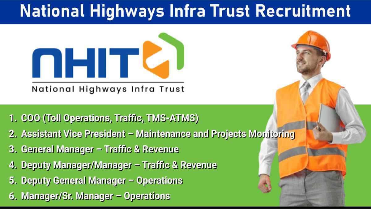 National Highways Infra Trust Recruitment | Project Management & Operations Jobs