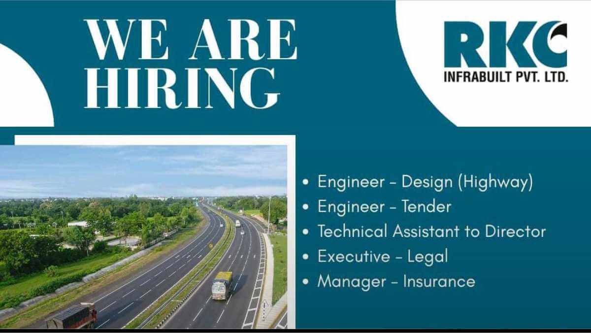 RKC Infrabuilt Careers | Apply Now for Design, Tender & Legal Positions