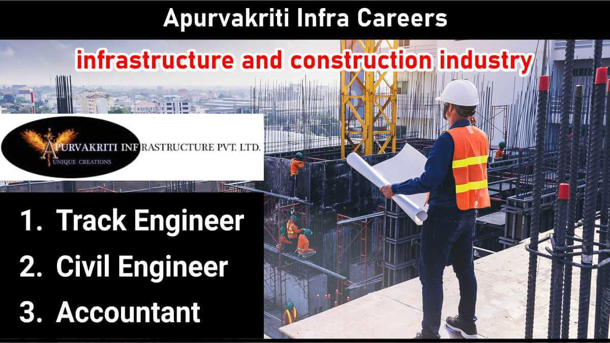 Apurvakriti Infra Careers | Accountant (Tally), Track Engineer & Civil Engineer Hiring