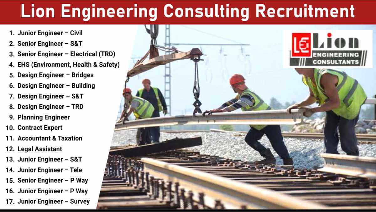 Lion Engineering Consulting Recruitment | Junior & Senior Engineers, Surveyors, EHS