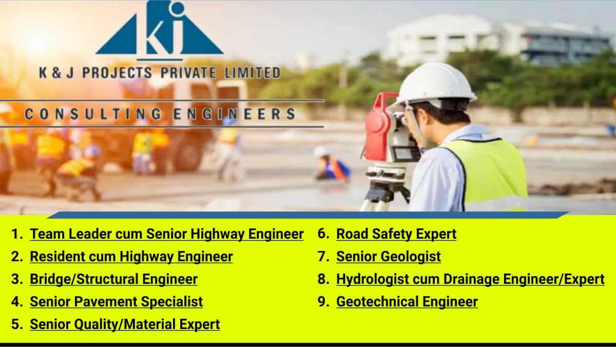 K&J Projects Careers 2025 | Senior Highway, Structural, and Geotechnical Roles