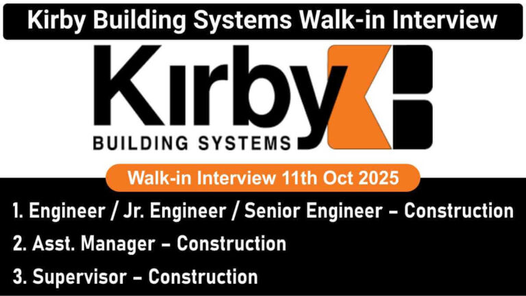 Kirby Building Systems Walk-in Interview 2025