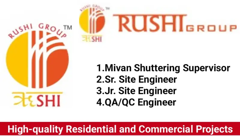 Rushi Group New Vacancy 2025 | For High-quality Residential and Commercial Projects