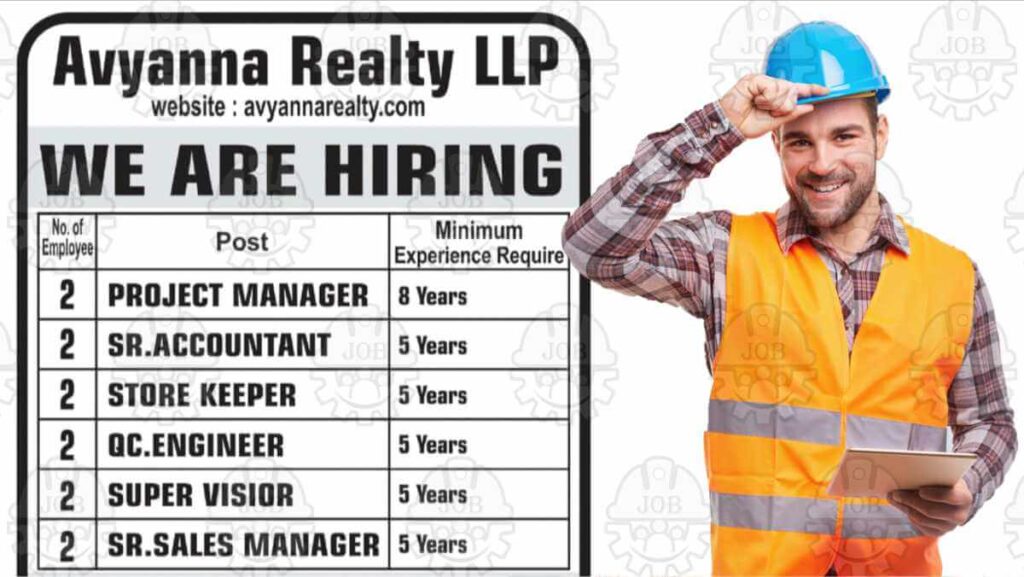 Avyanna Realty LLP Hiring 2025 | For Supervisor, Store Keeper & QC Engineer Jobs | Real Estate Jobs 2025