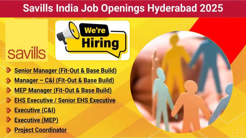 Savills India Walk In Interview October 2025 | Date & Time: Saturday, 11 October 2025