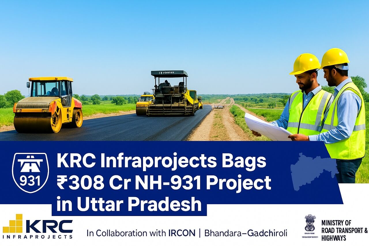 KRC Infraprojects Emerges as Lowest Bidder for MoRTH’s ₹308 Crore Highway Project