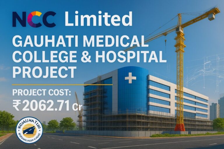 NCC Limited Wins ₹2,062.71 Cr Project for Expansion & Modernization of Gauhati Medical College & Hospital