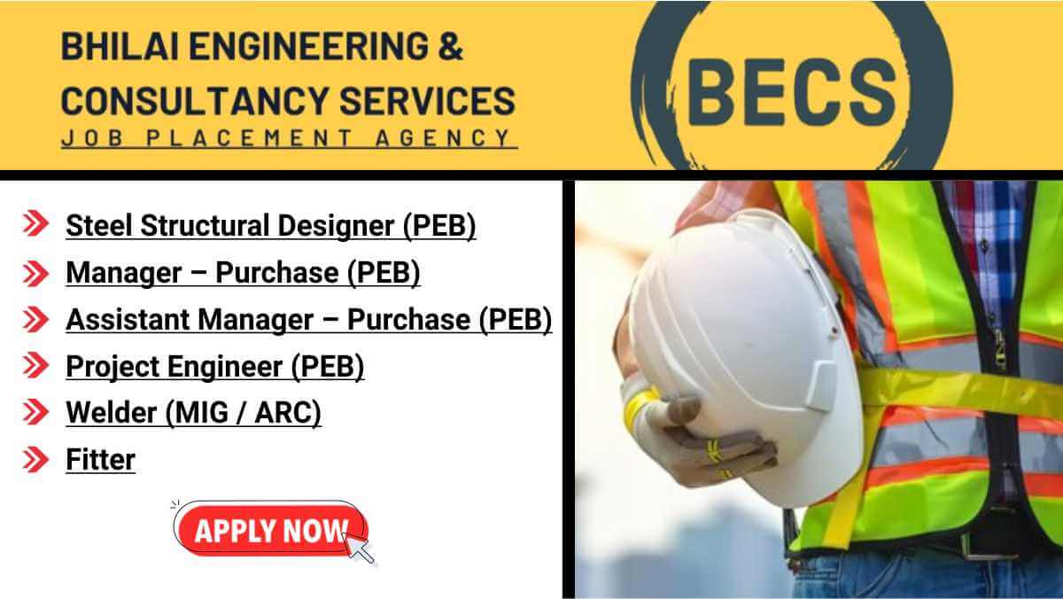 BECS Urgent Hiring 2025 | PEB Industry Vacancies | High-Salary Jobs for Engineers, Welders & Fitters | Apply Now