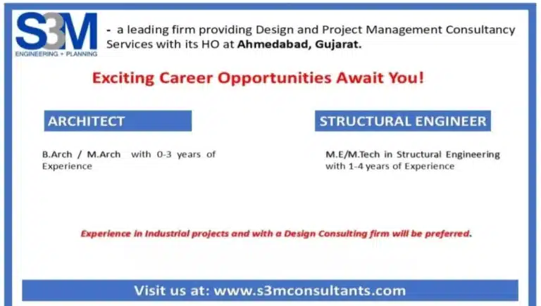 SM Engineering Planning Hiring 2026 | For Structural Engineer, Architect