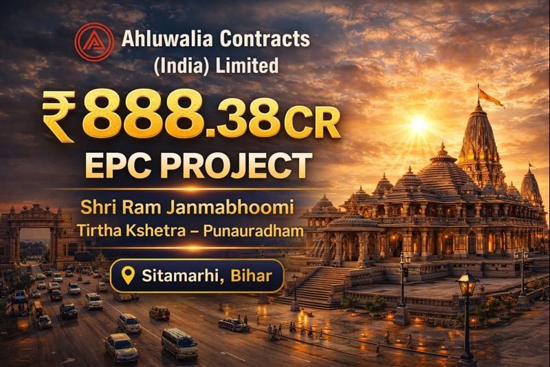 Ahluwalia Contracts Secures Major ₹888 Cr Cultural Infrastructure Project in Bihar