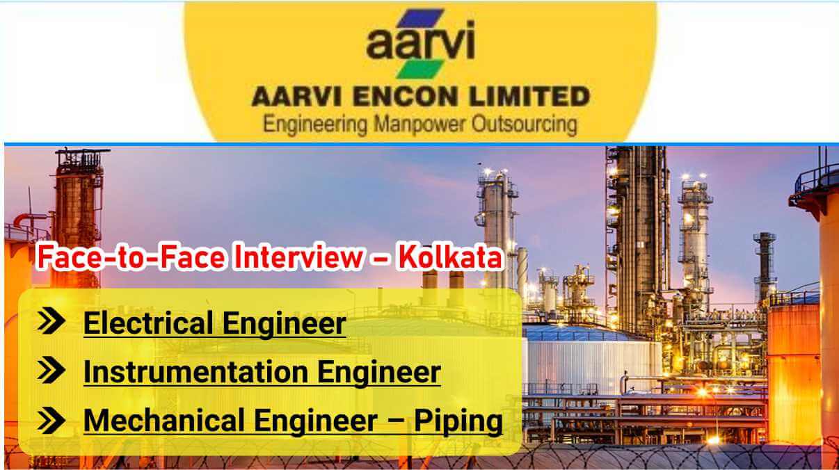 Aarvi Encon Urgent Hiring 2025 | Electrical, Instrumentation & Mechanical Engineers | Haldia Jobs 1 w 2025 12 06T073115.322