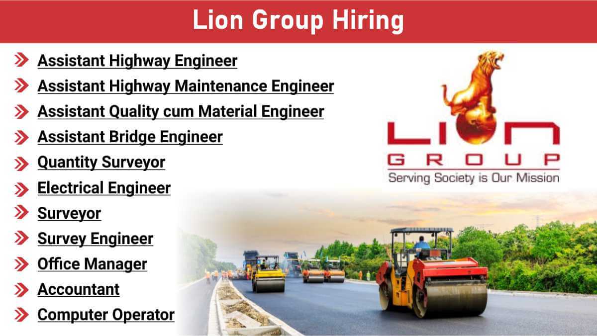 Lion Group Hiring | 18+ Highway Vacancies Across India | Civil Engineering Jobs 2025 | Immediate Recruitment 1 w 2025 12 10T074738.938