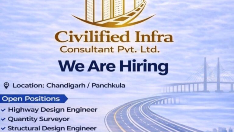 Civilified Infra Consultant Pvt. Ltd. Recruitment 2026 – Chandigarh / Panchkula