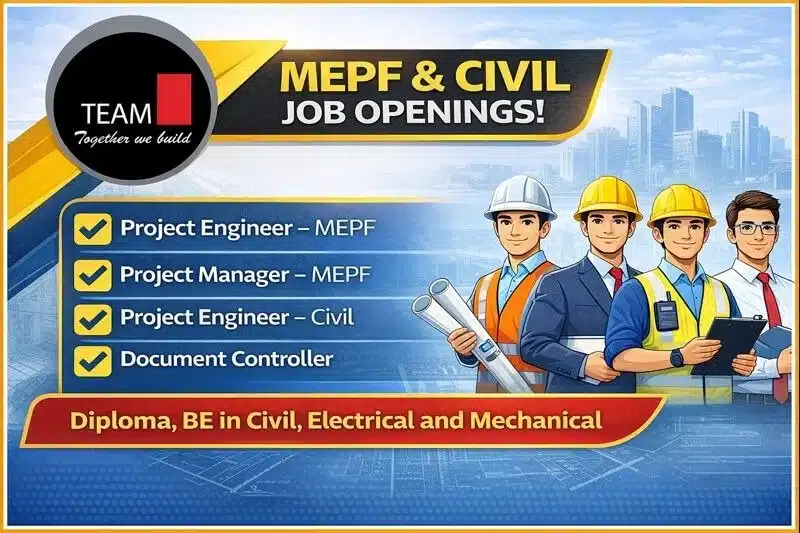 Technical Entrepreneur Agile Management Vacancy 2026 | For MEPF and Civil infrastructure Projects