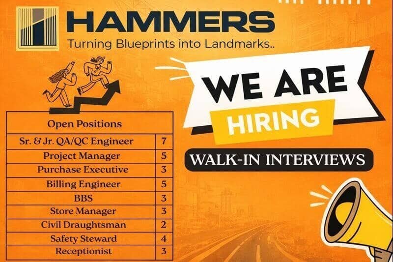 Hammers Latest Walk In Interview 2026 | Ongoing And Upcoming Projects | Construction Placement