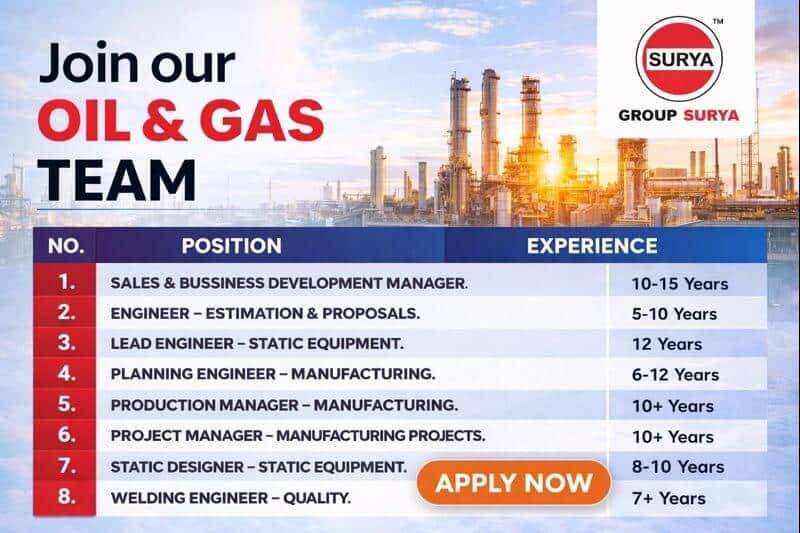 GS PEB & Civil Works Pvt Ltd Hiring 2026 | For Oil & Gas Manufacturing Projects | Construction Placement
