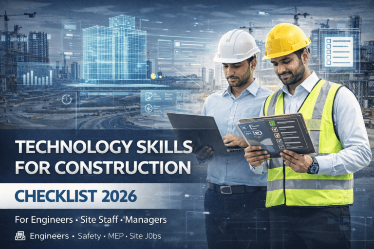 Technology Skills Checklist for Construction: A Practical Guide for Modern Professionals
