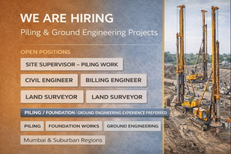 Eastman Infrastructure Pvt. Ltd Recruitment 2026 | Construction Jobs In Mumbai | Construction Placement