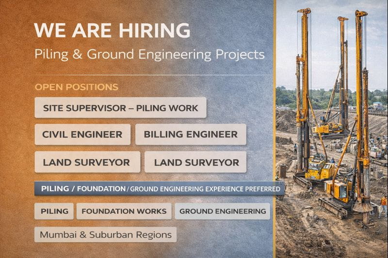 Eastman Infrastructure Pvt. Ltd Recruitment 2026 | Construction Jobs In Mumbai | Construction Placement