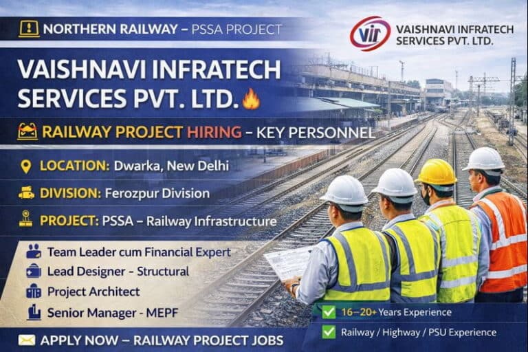 Vaishnavi Infratech Services Pvt. Ltd. (VISPL) Hiring 2026 | Location: Dwarka, New Delhi
