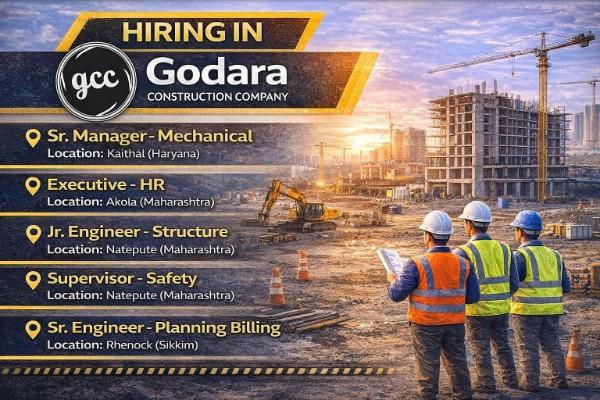 Godara Construction Company New Vacancy 2026 | Safety Supervisor Jobs