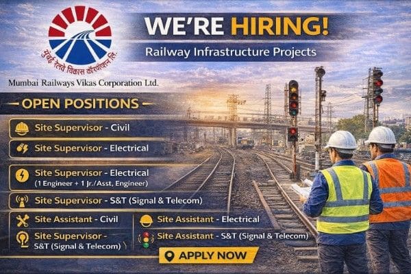 Mumbai Railway Vikas Corporation Ltd New Vacancy 2026 | Construction Placement