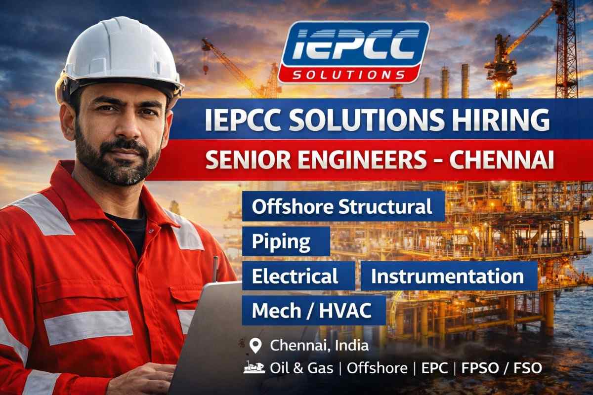 IEPCC Solutions Vacancy 2026 | for Petroleum, Oil & Gas, Offshore-Onshore, and Marine Industries.