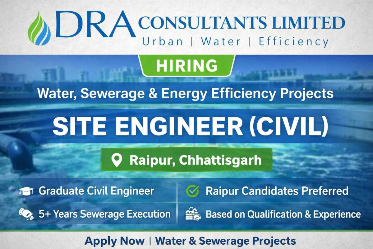 DRA Consultants Limited Hiring 2026 | Site Engineer Jobs