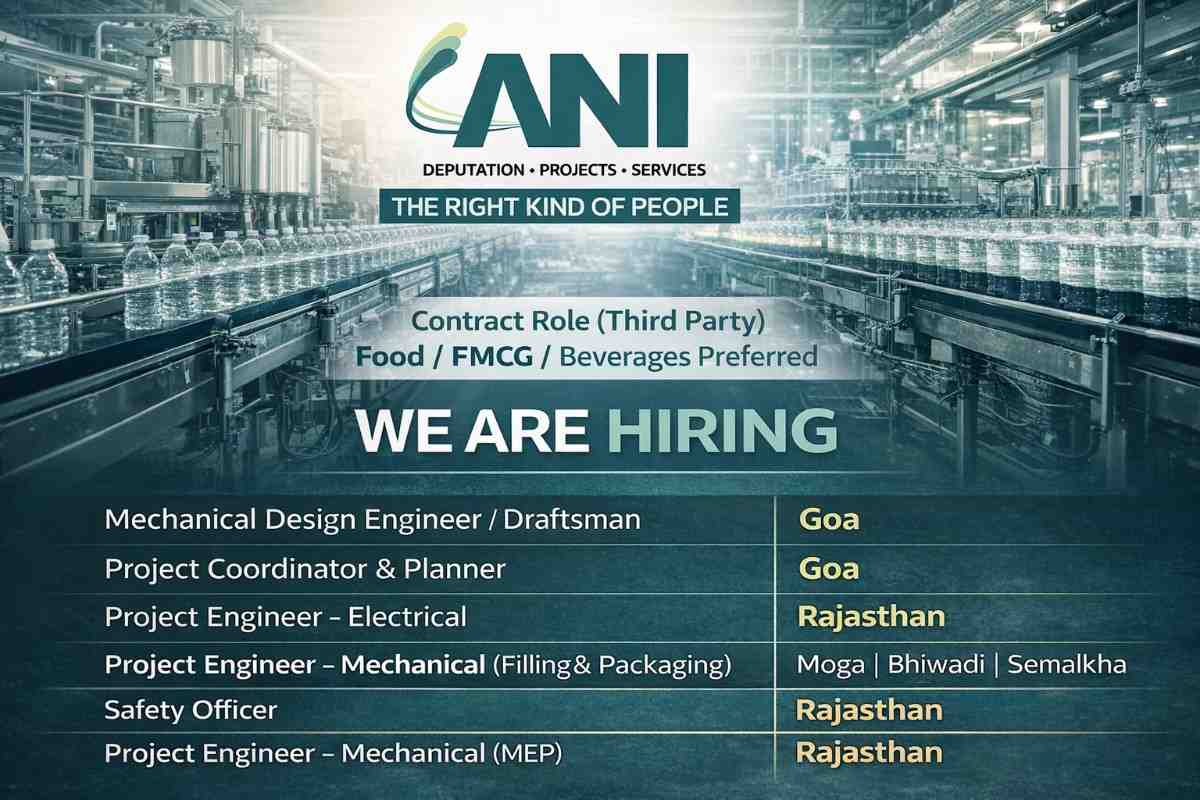 ANI Integrated Services Ltd Hiring 2026 | For Construction Roles