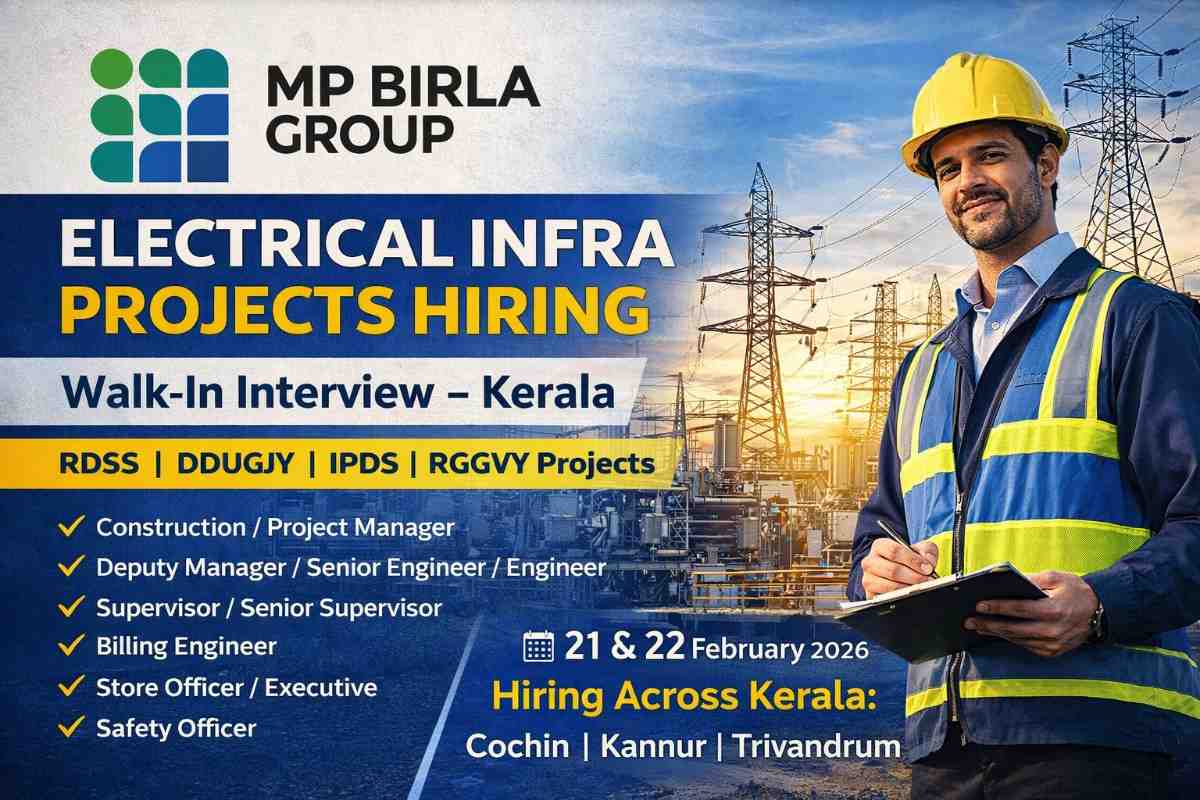 Vindhya Telelinks Limited Walk-In Interview 2026 | Date: 21.02.2026 & 22.02.2026