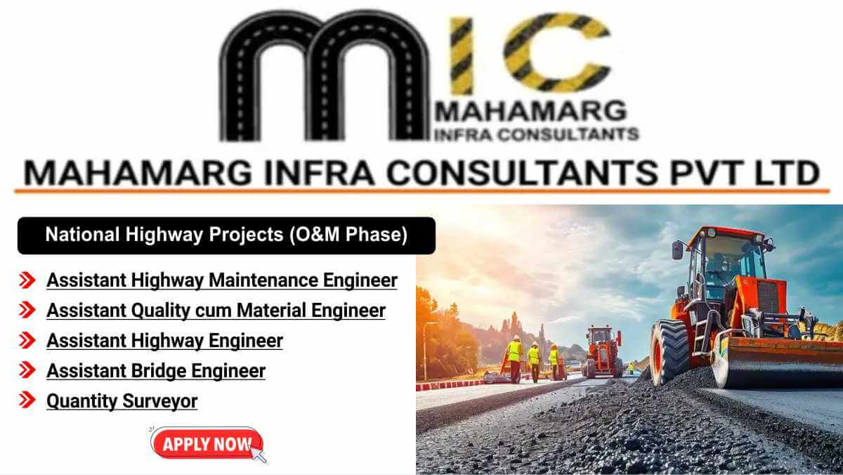 Mahamarg Infra Consultant Recruitment 2026 | Road Safety & Highway Maintenance Jobs